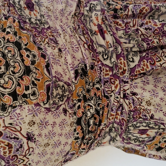 Band of Gypsies Strapless Floral Mandala Mini Dress Size Medium - Picture 9 of 13